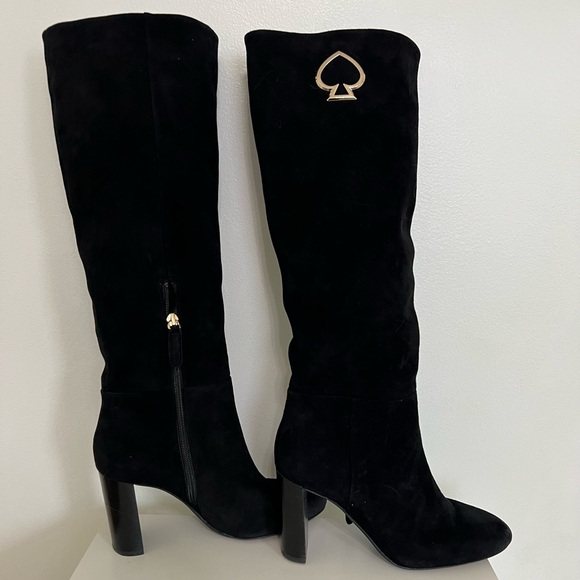 kate spade Shoes - Kate Spade Black Suede Helana Boots